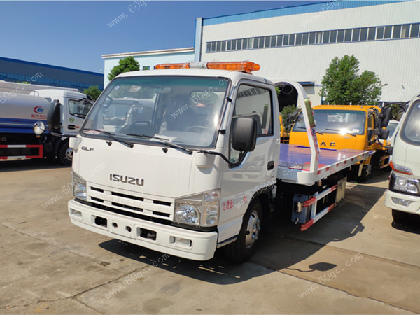 慶鈴五十鈴藍(lán)牌一拖二清障車(chē)