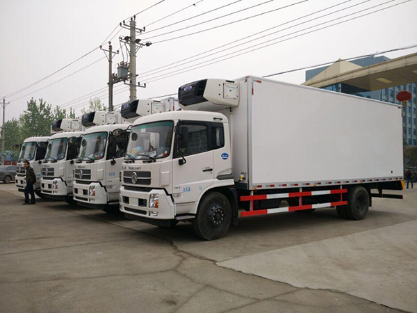 東風(fēng)天錦7.4米貨廂冷藏車