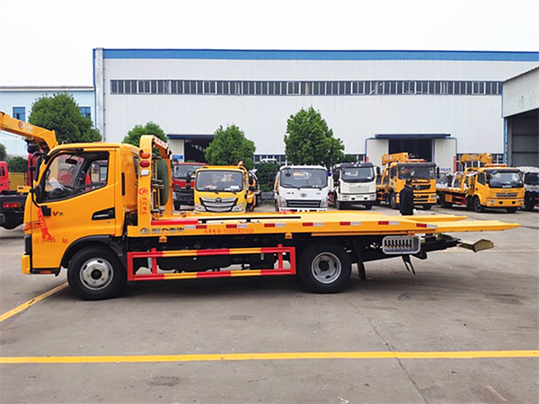 江淮V5一拖二藍(lán)牌清障車