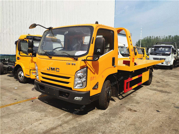 江鈴凱銳一拖二平板清障車(chē)