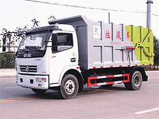 國五東風(fēng)凱普特掛桶對(duì)接式垃圾車
