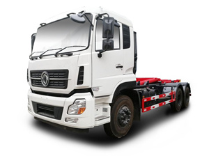 國五東風(fēng)天龍后雙橋車廂可卸式垃圾車