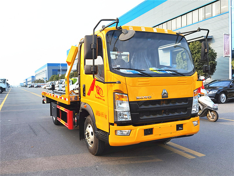 重汽豪沃藍(lán)牌一拖二清障車 重汽豪沃藍(lán)牌一拖二清障車